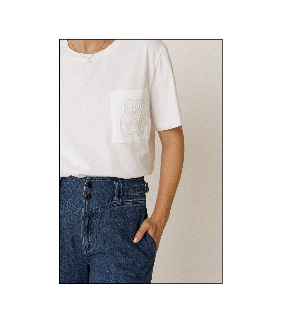 CAMISETA BOLSILLO ANAGRAMA INDI&COLD