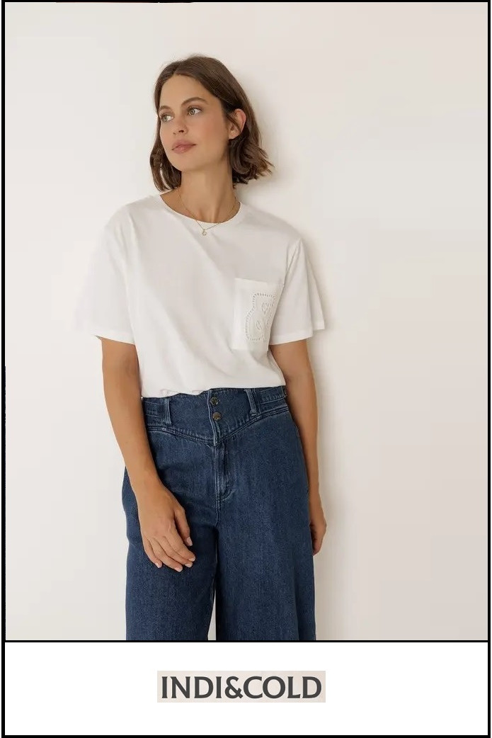 CAMISETA BOLSILLO ANAGRAMA INDI&COLD