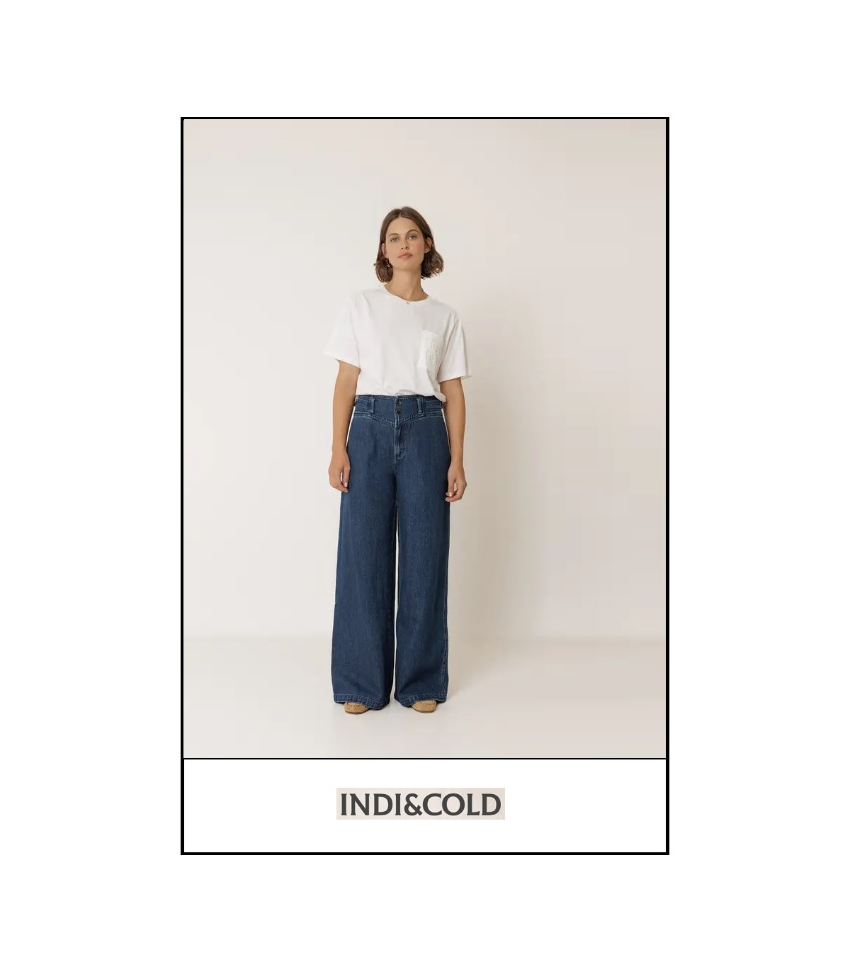 CAMISETA BOLSILLO ANAGRAMA INDI&COLD