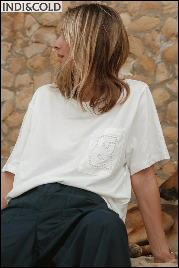 CAMISETA BOLSILLO ANAGRAMA INDI&COLD