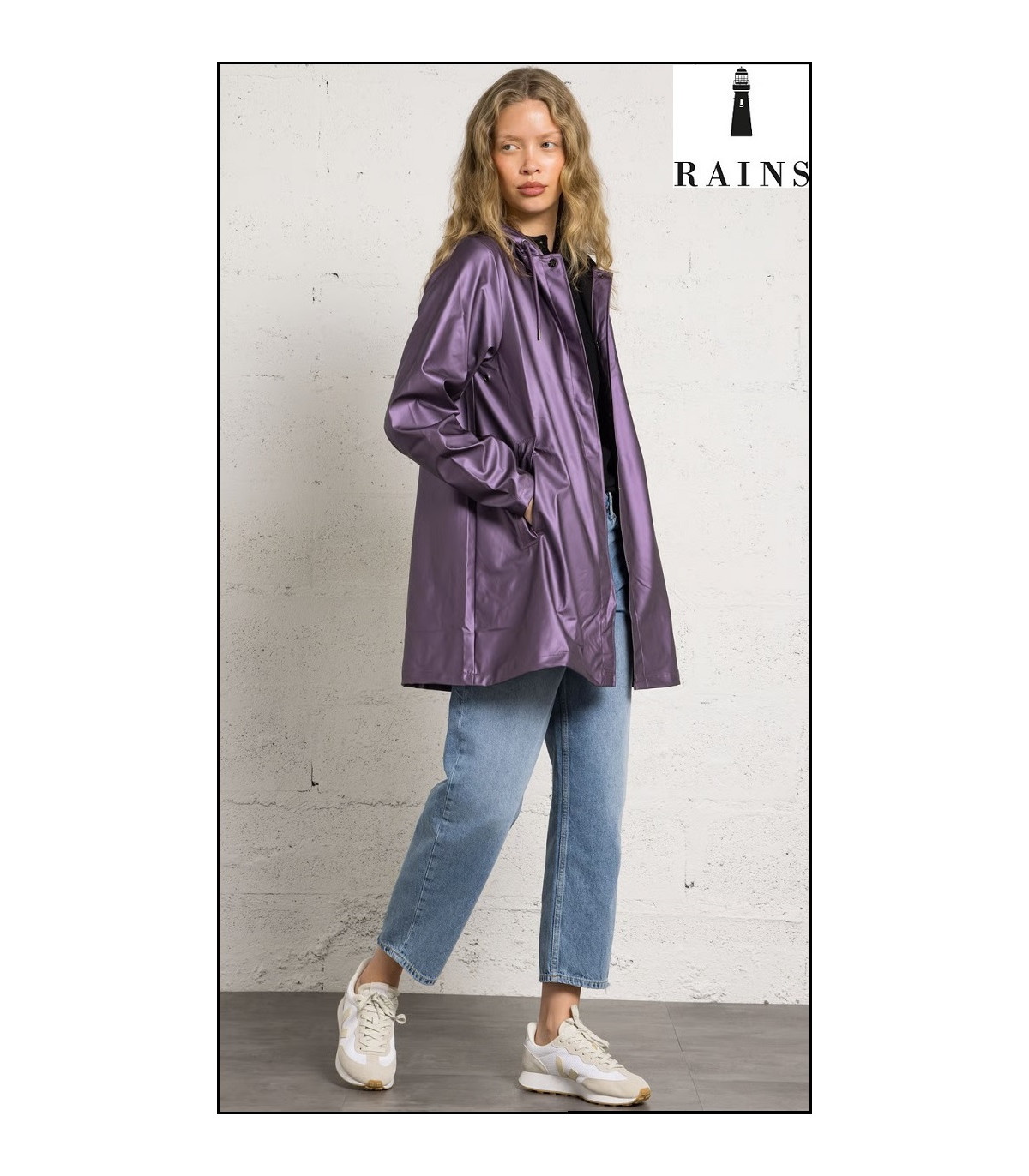 A-LINE W JACKET BODY RAINS