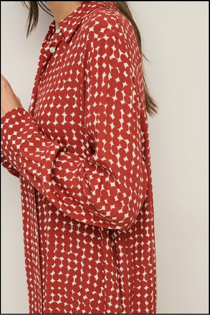 VESTIDO CAMISERO ESTAMPADO YERSE