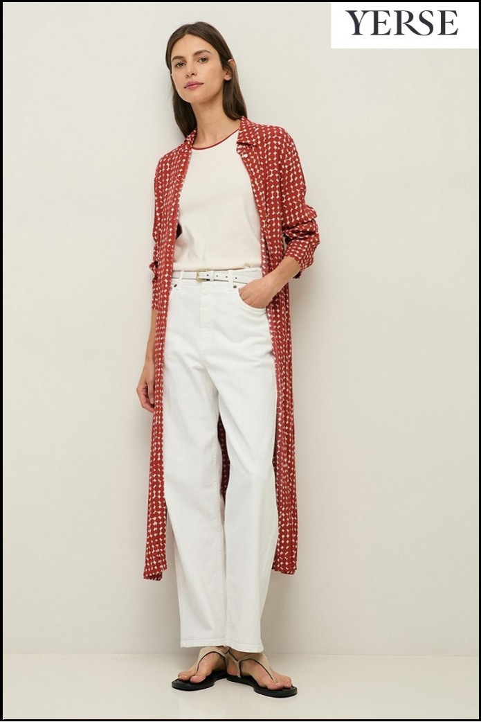 VESTIDO CAMISERO ESTAMPADO YERSE