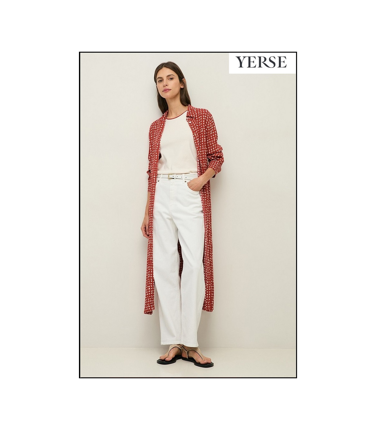 VESTIDO CAMISERO ESTAMPADO YERSE