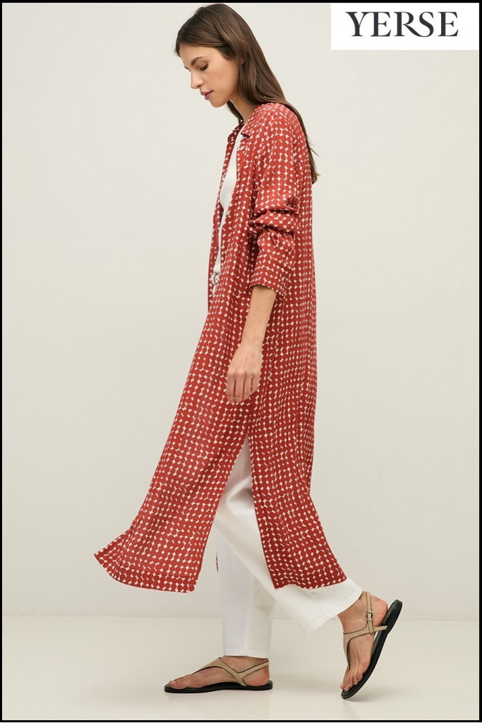 VESTIDO CAMISERO ESTAMPADO YERSE