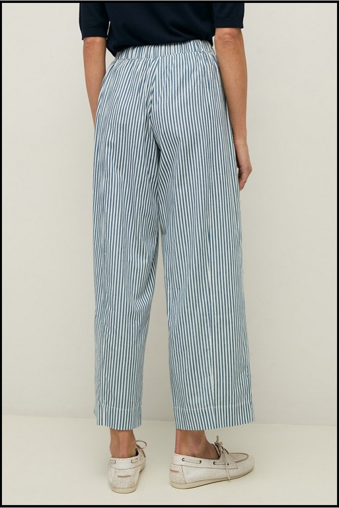PANTALÓN RAYAS WIDE LEG YERSE