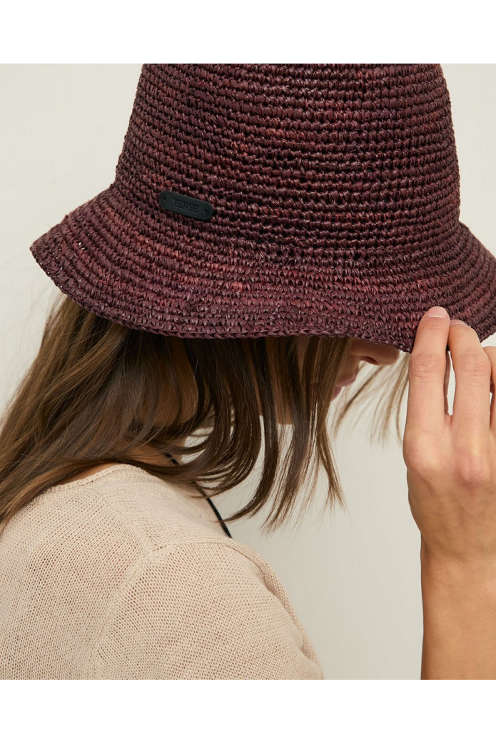 SOMBRERO BUCKET DE RAFIA YERSE