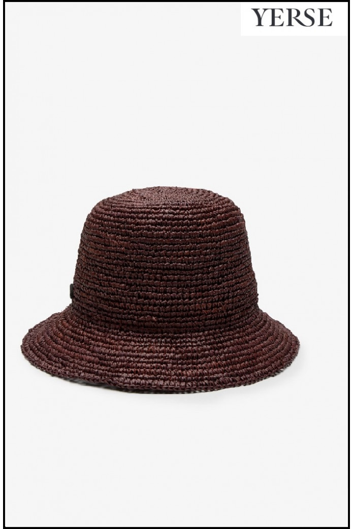 SOMBRERO BUCKET DE RAFIA YERSE