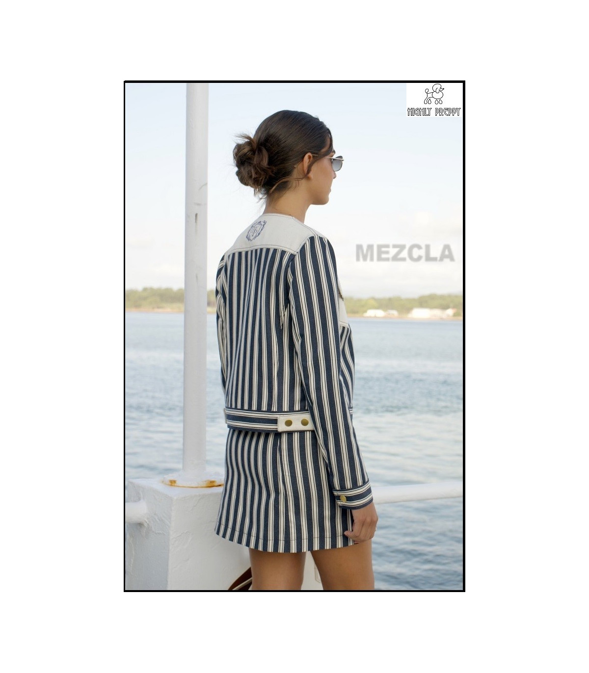 CHAQUETA RAYAS DEPORTIVA HIGHLY PREPPY