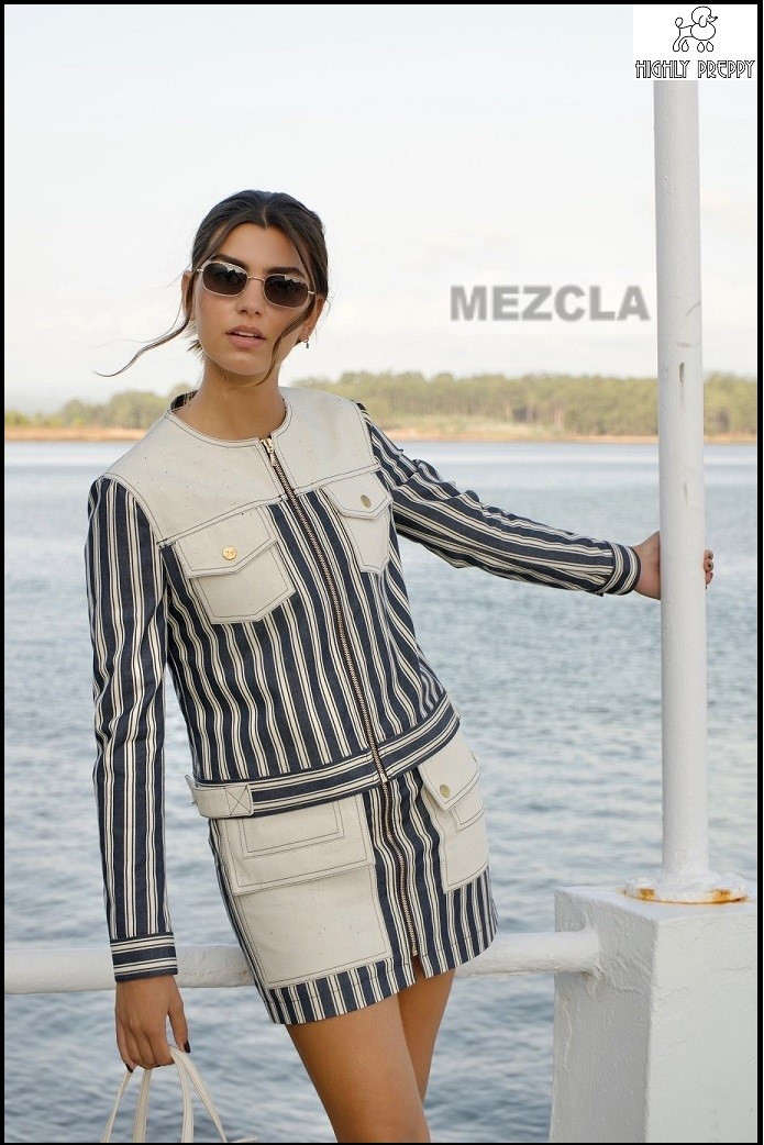 CHAQUETA RAYAS DEPORTIVA HIGHLY PREPPY