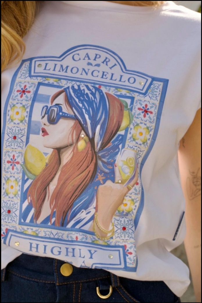 CAMISETA WOMAN CAPRI HIGHLY PREPPY