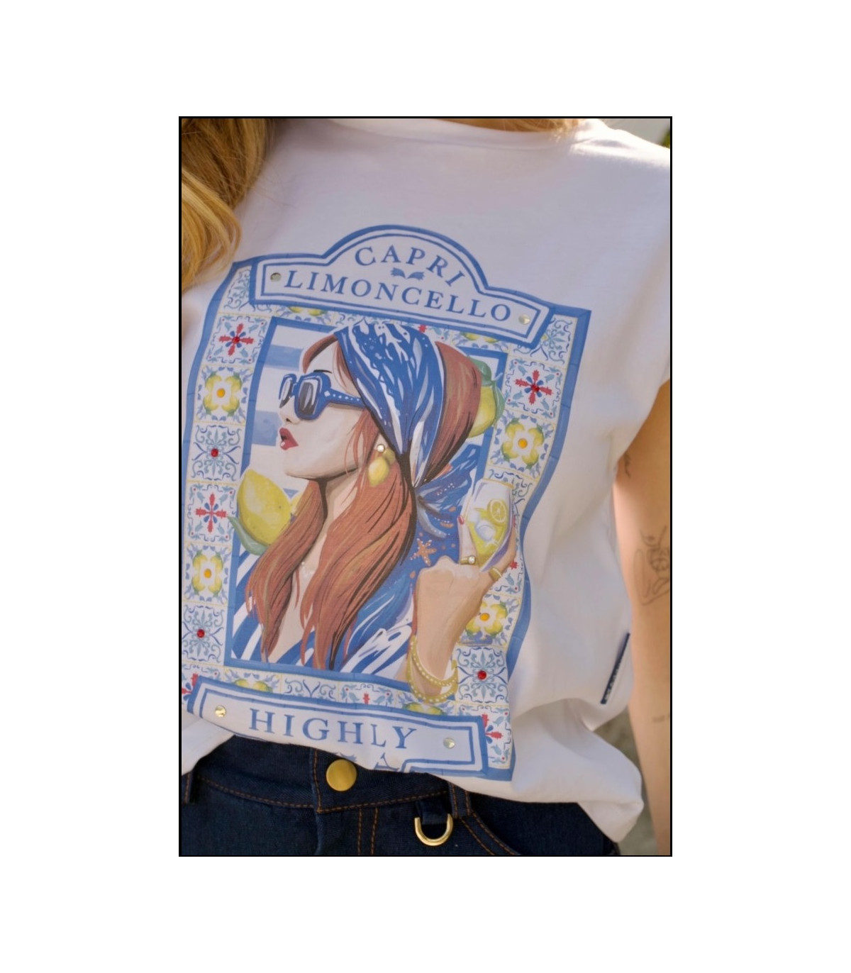 CAMISETA WOMAN CAPRI HIGHLY PREPPY