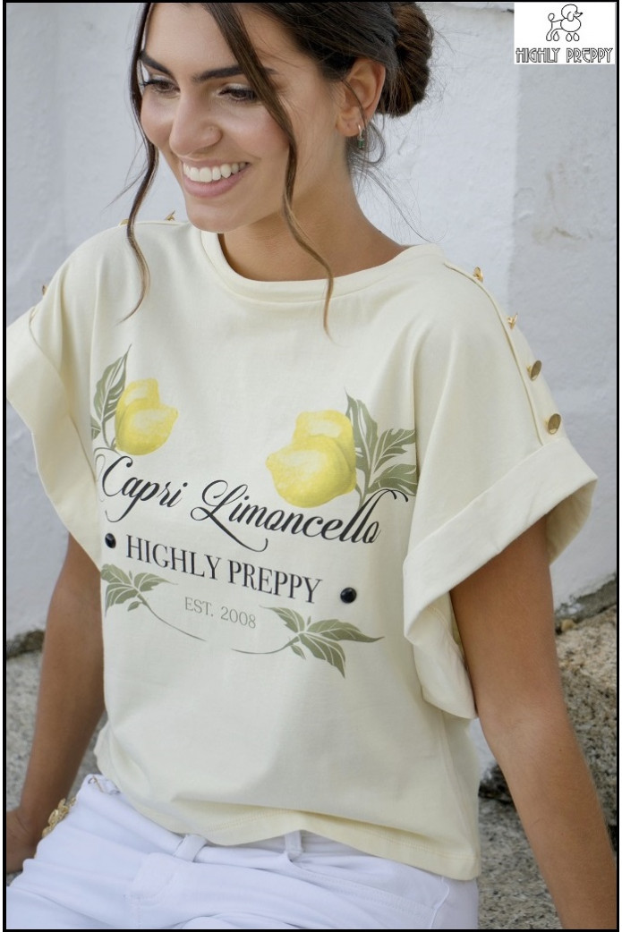 CAMISETA LIMONES RAMA HIGHLY PREPPY