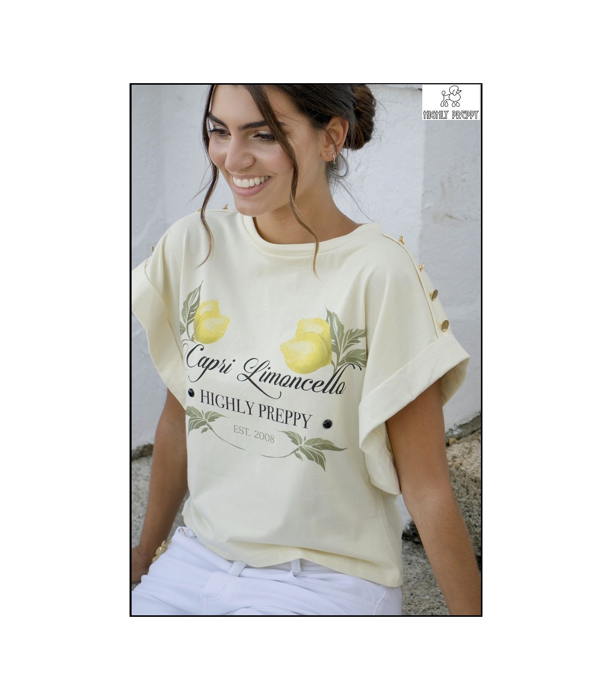 CAMISETA LIMONES RAMA HIGHLY PREPPY