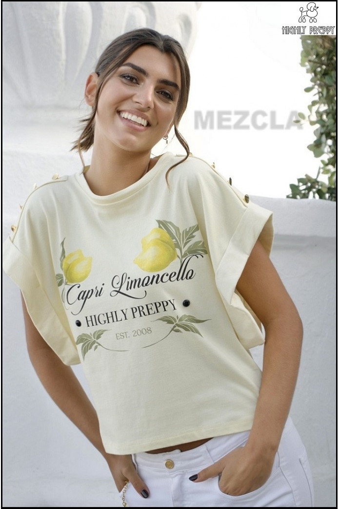 CAMISETA LIMONES RAMA HIGHLY PREPPY