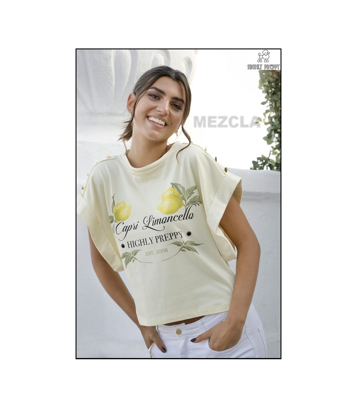 CAMISETA LIMONES RAMA HIGHLY PREPPY