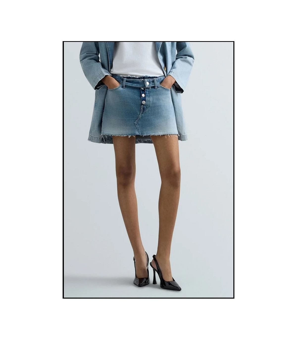 MINIFALDA VAQUERA REPLAY