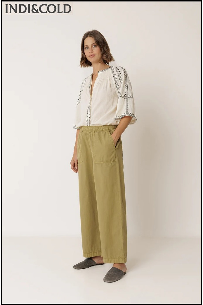 CAMISA MANGA CAMPANA CRUDO INDI&COLD