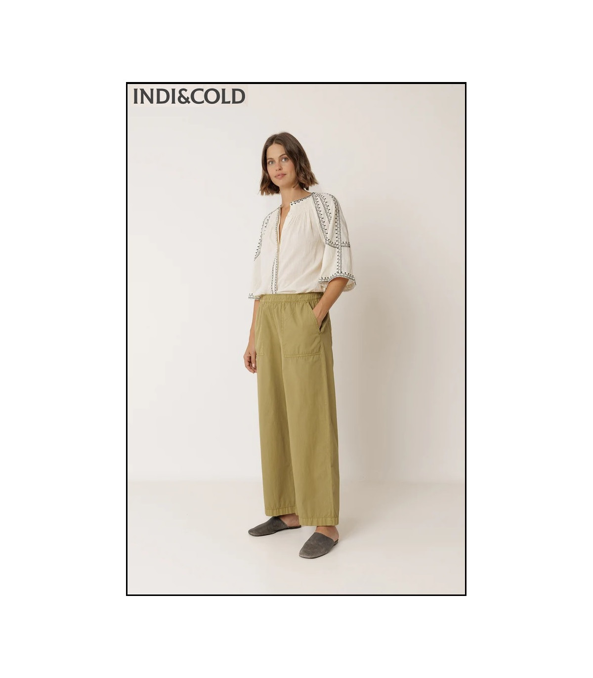 CAMISA MANGA CAMPANA CRUDO INDI&COLD