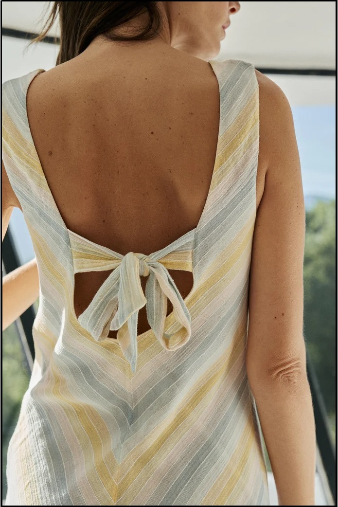 MAXI VESTIDO RAYAS INDI&COLD