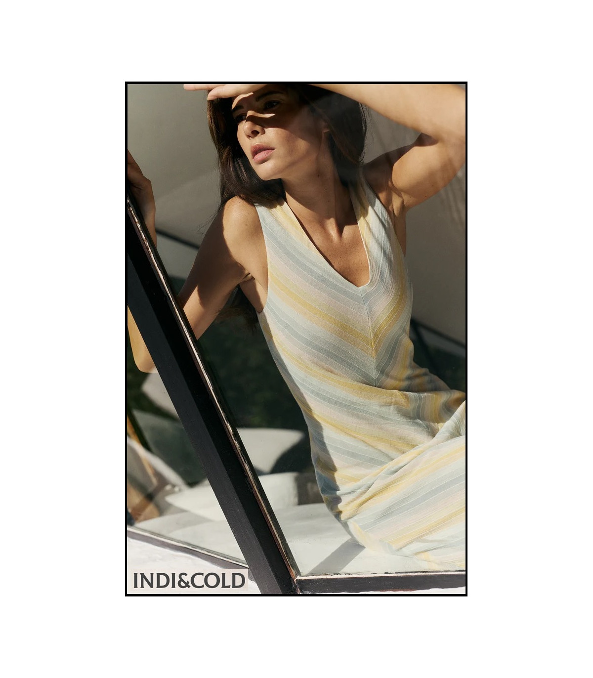 MAXI VESTIDO RAYAS INDI&COLD