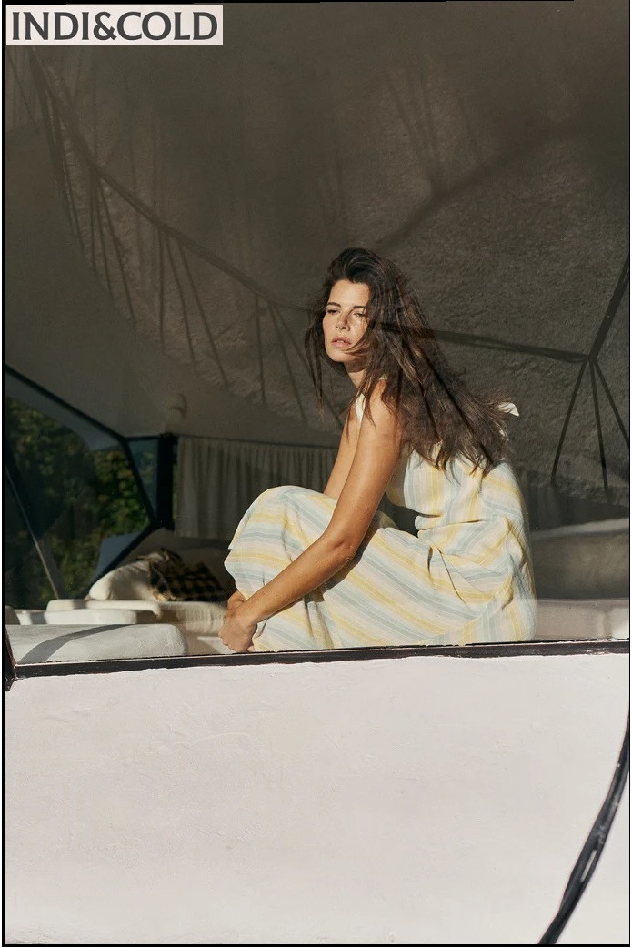 MAXI VESTIDO RAYAS INDI&COLD
