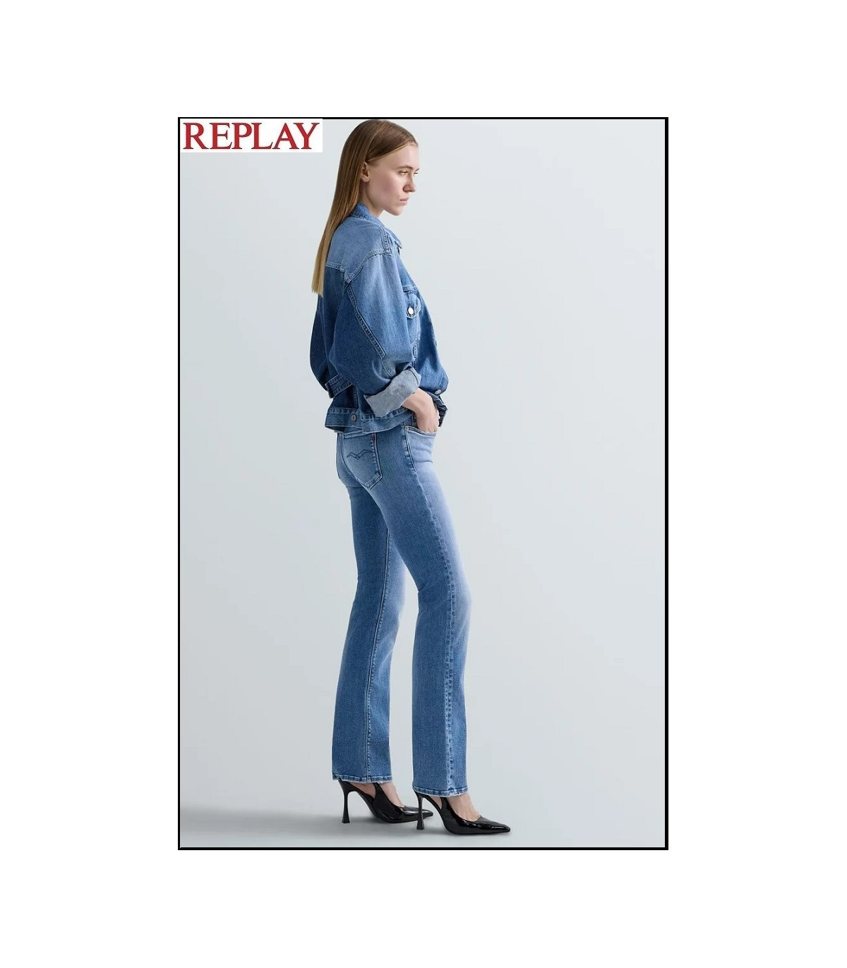 VAQUEROS BOOTCUT ACAMPANADOS NEW LUZ REPLAY