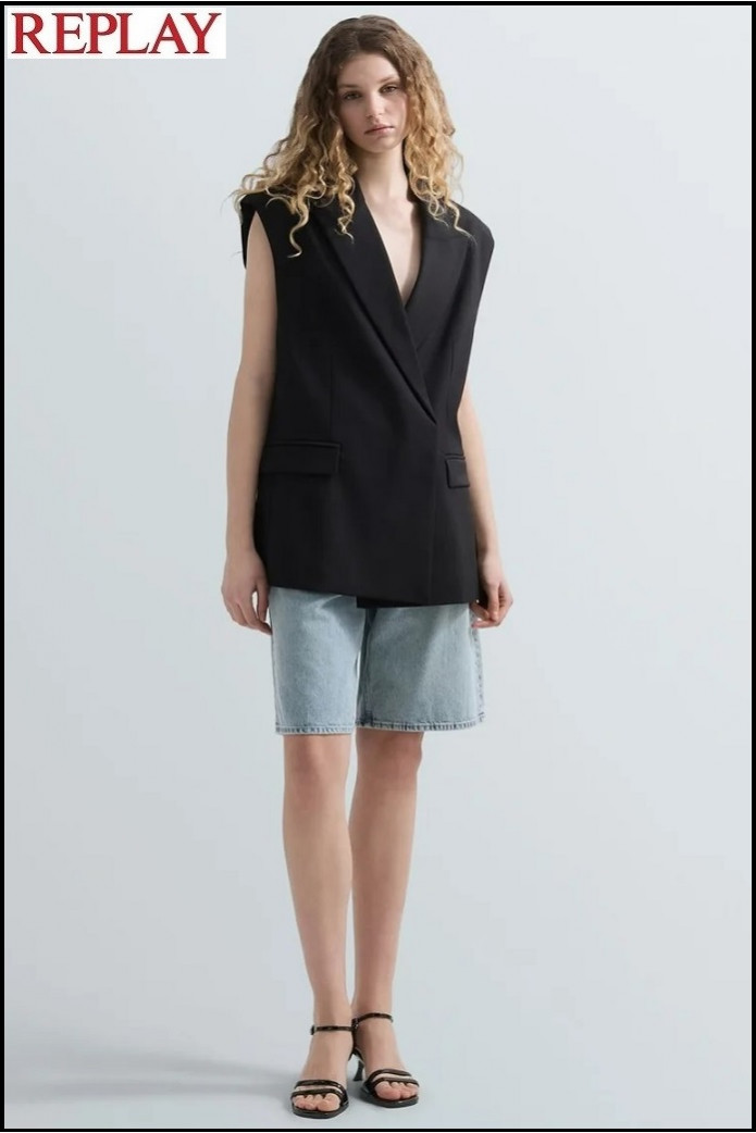 BERMUDAS VAQUERAS DE CORTE RECTO REPLAY