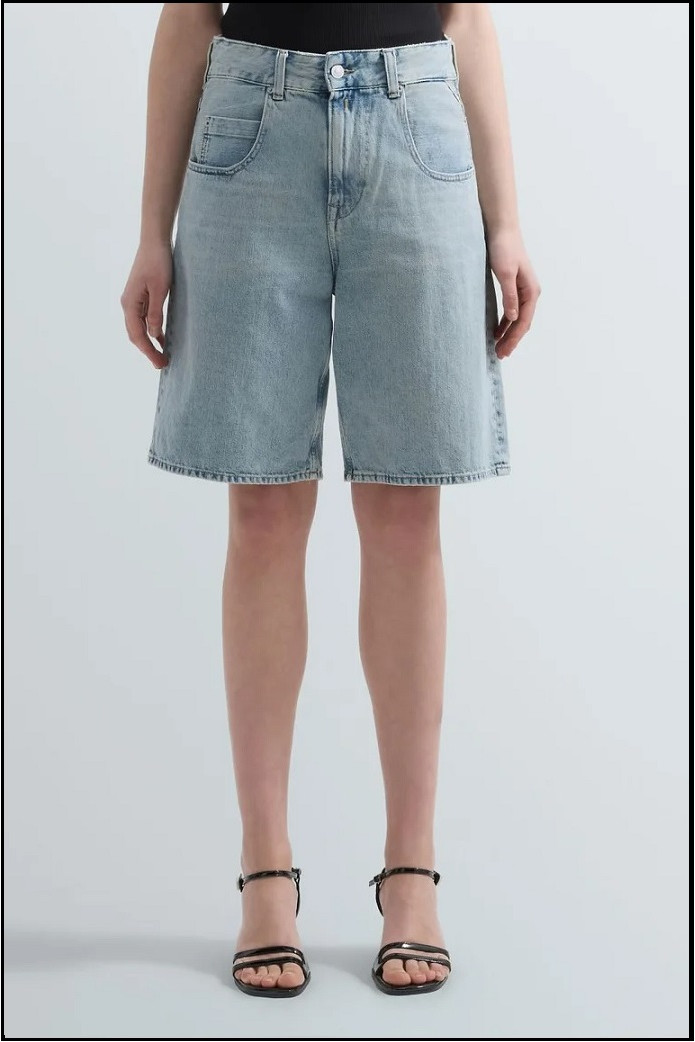 BERMUDAS VAQUERAS DE CORTE RECTO REPLAY