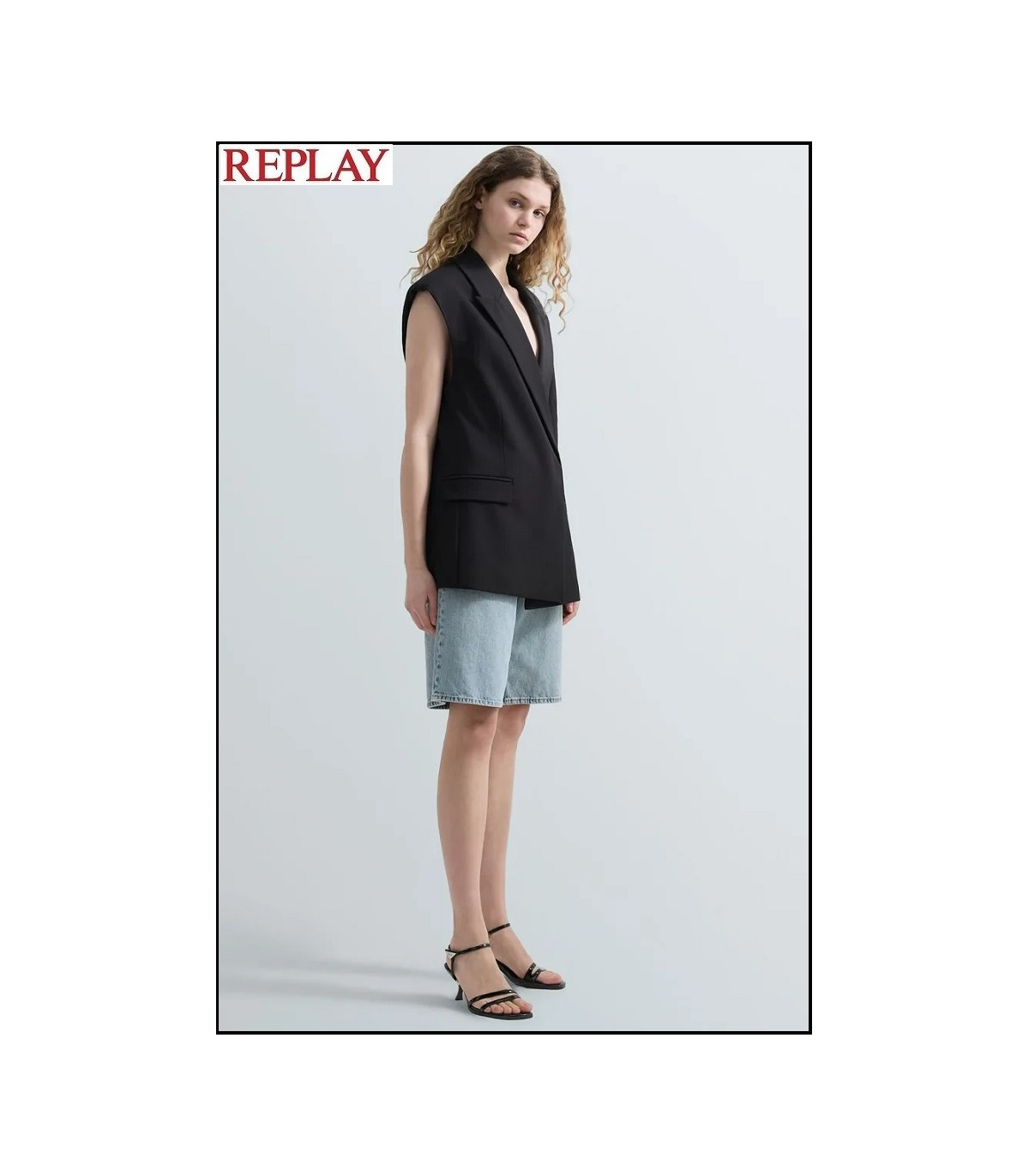 BERMUDAS VAQUERAS DE CORTE RECTO REPLAY