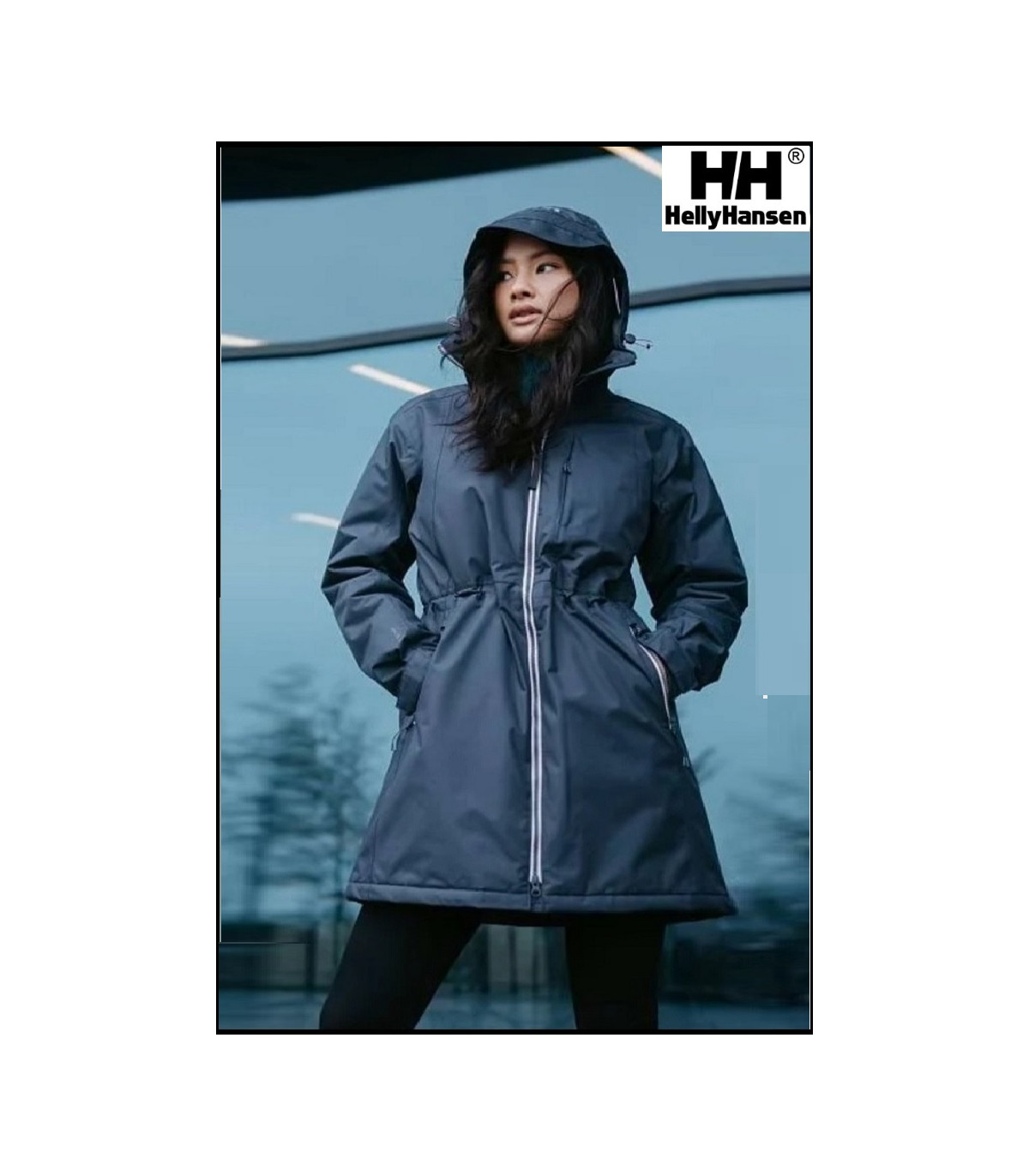 PARKA W LONG BELFAST AZUL HELLY HANSEN