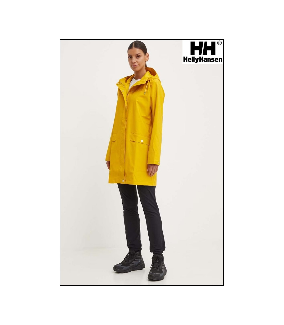 IMPERMEABLE AMARILLO MOSS MUJER HELLY HANSEN