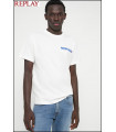 CAMISETA BLANCA LOGO REPLAY