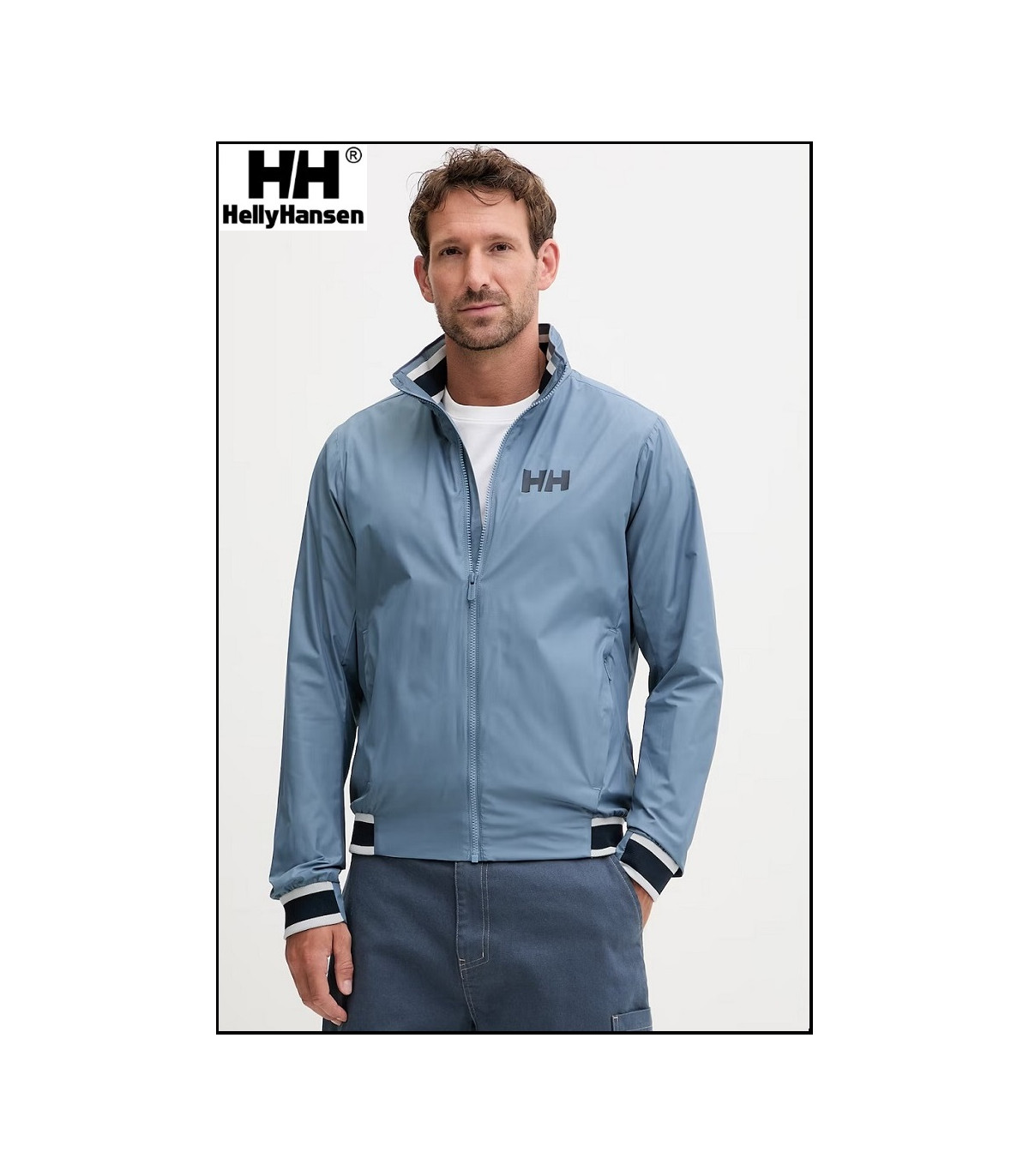 SALT WINDBREAKER JACKET AZUL LAVADO HELLY HANSEN