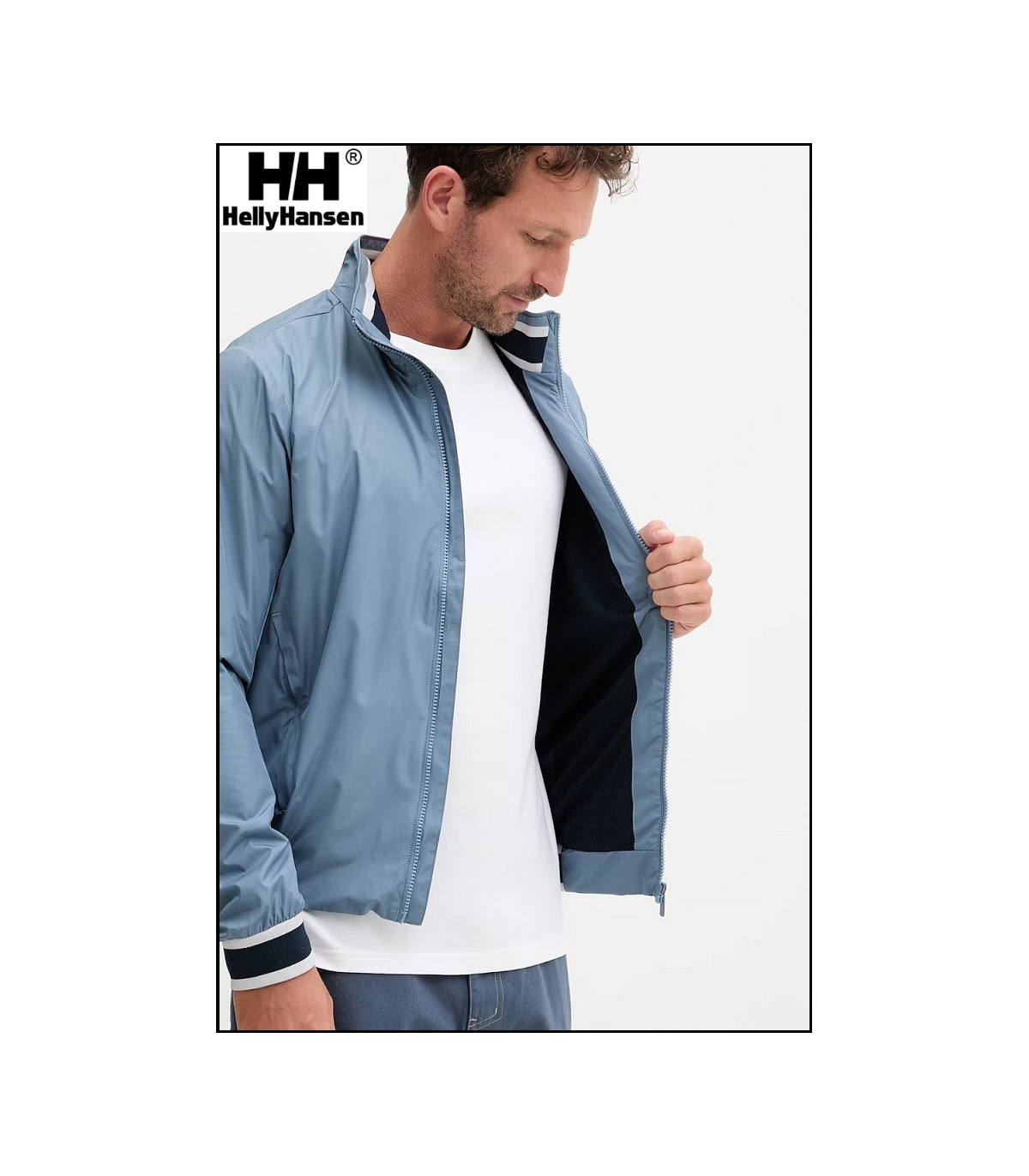 SALT WINDBREAKER JACKET AZUL LAVADO HELLY HANSEN