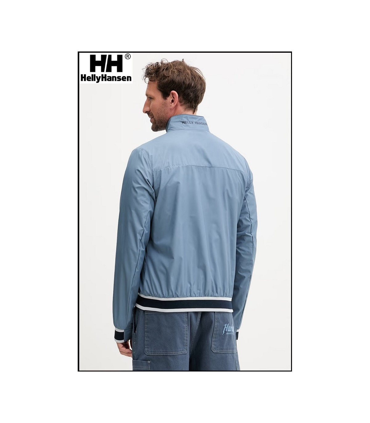 SALT WINDBREAKER JACKET AZUL LAVADO HELLY HANSEN