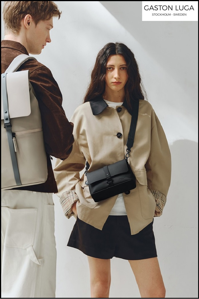 BOLSO BANDOLERA SPLÄS NEGRO GASTON LUGA