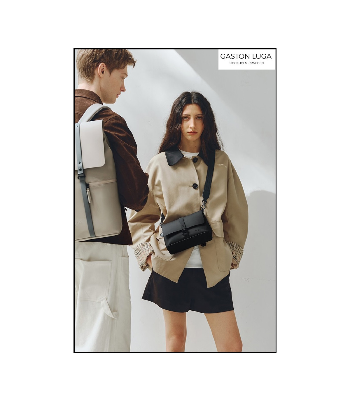 BOLSO BANDOLERA SPLÄS NEGRO GASTON LUGA