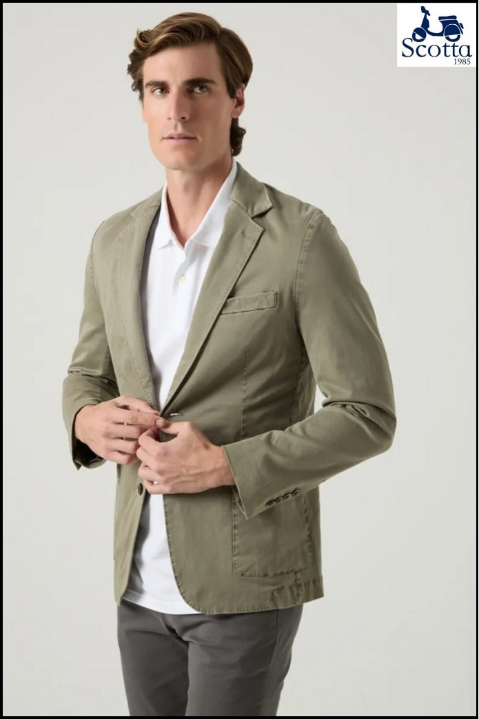 BLAZER SARGA KHAKI SCOTTA