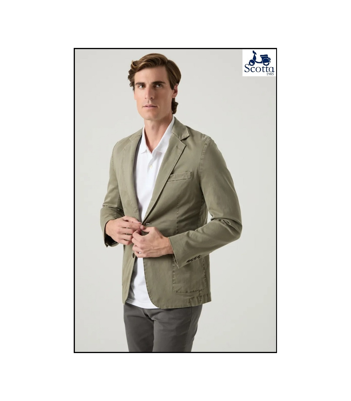 BLAZER SARGA KHAKI SCOTTA