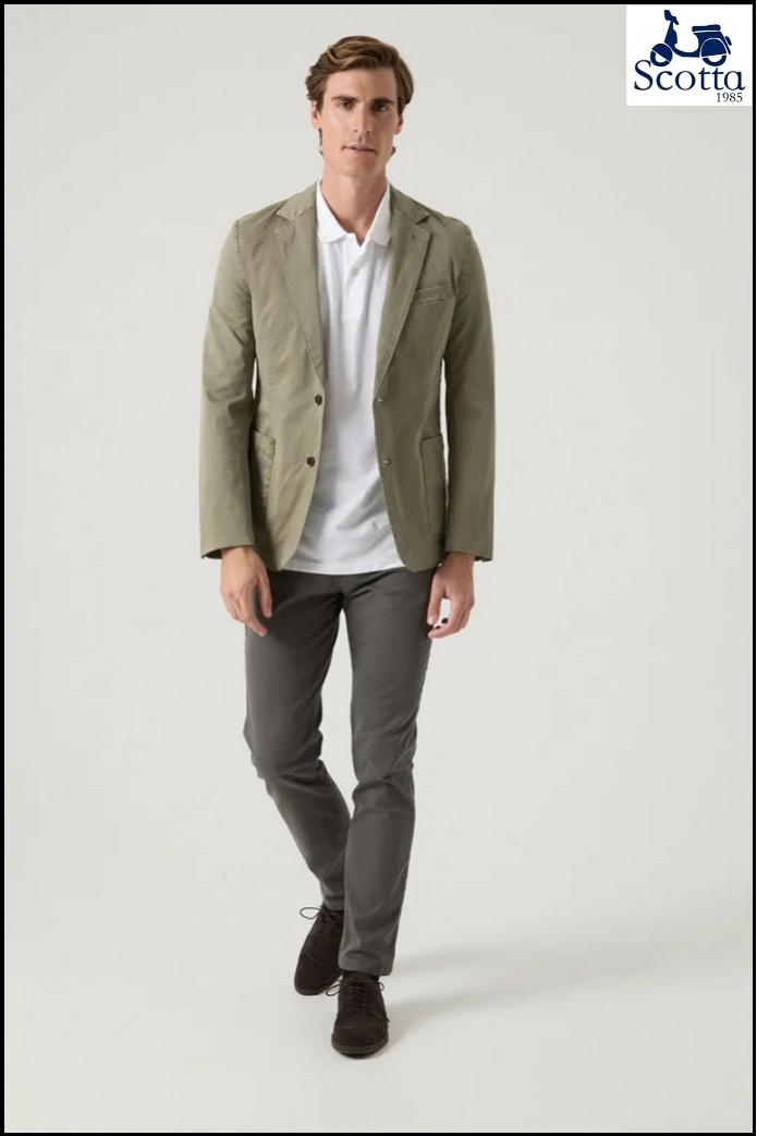 BLAZER SARGA KHAKI SCOTTA