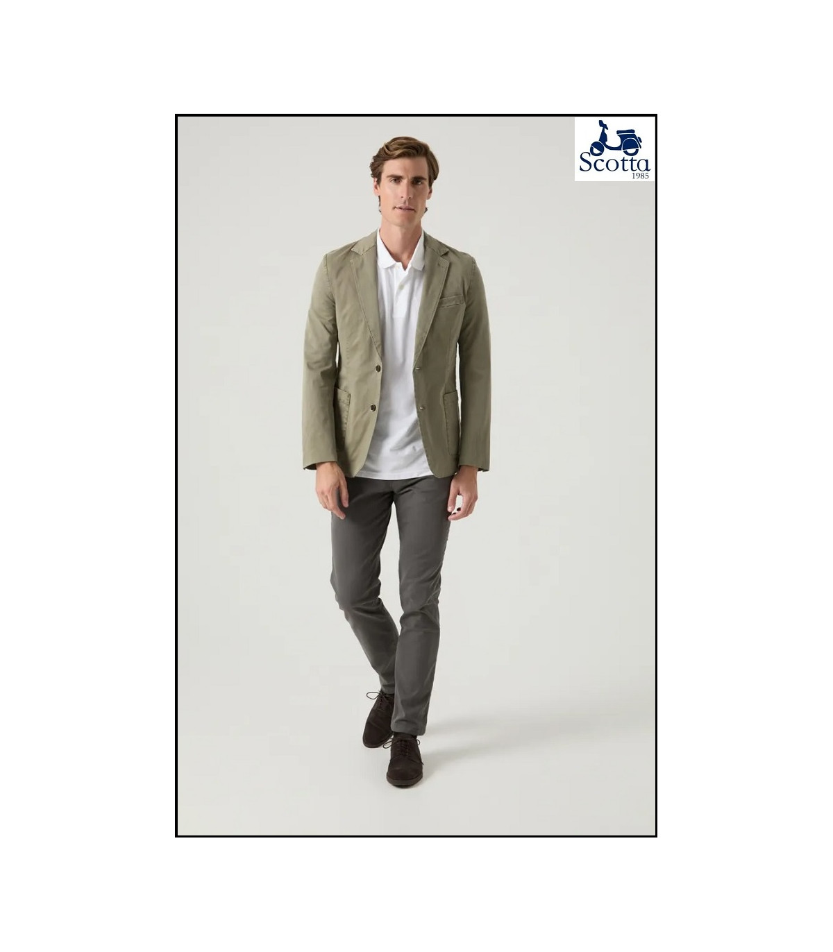 BLAZER SARGA KHAKI SCOTTA