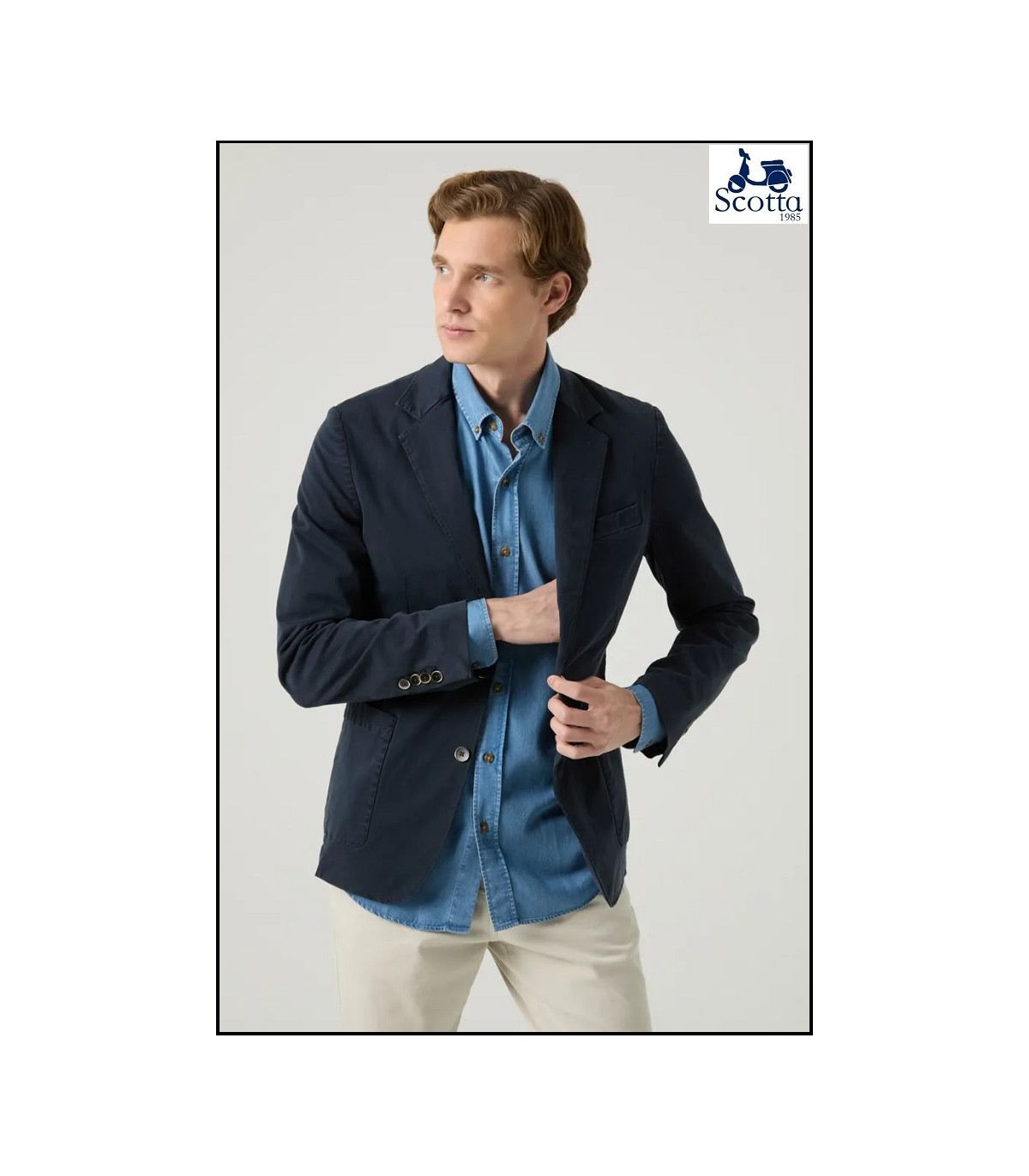BLAZER SARGA MARINO SCOTTA