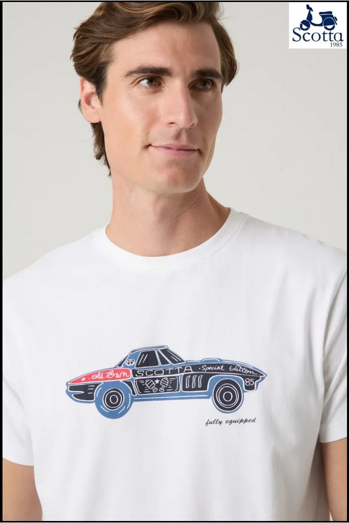 CAMISETA CAR BLANCO SCOTTA