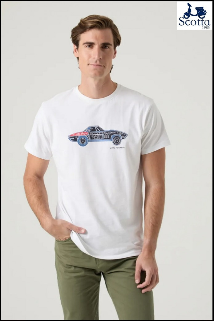 CAMISETA CAR BLANCO SCOTTA