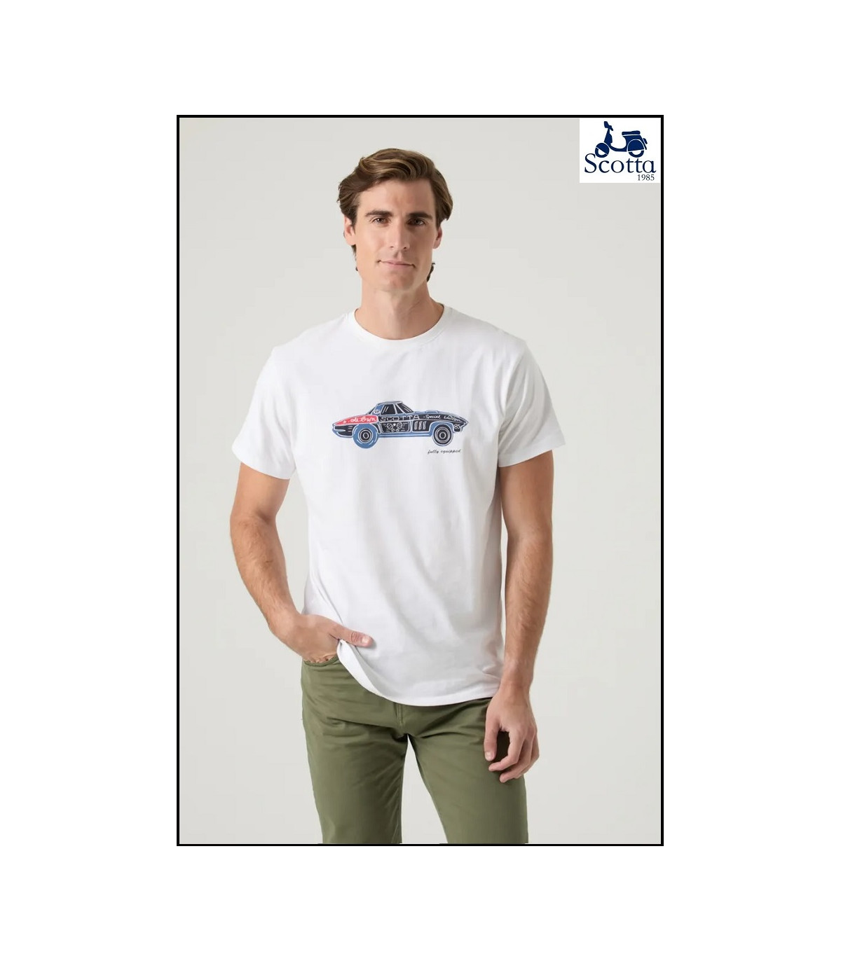 CAMISETA CAR BLANCO SCOTTA
