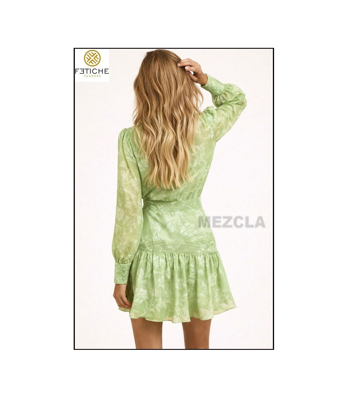 FLORENTINE GREEN DRESS BY FETICHE SUANCES