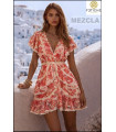 CORAL BLOSSOM DRESS BY FETICHE SUANCES