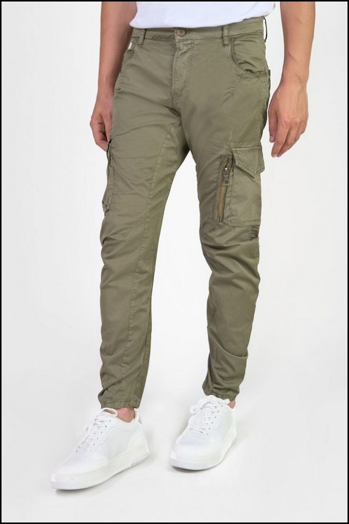 PANTALÓN CARGO KAKI LE TEMPS DES CERISES