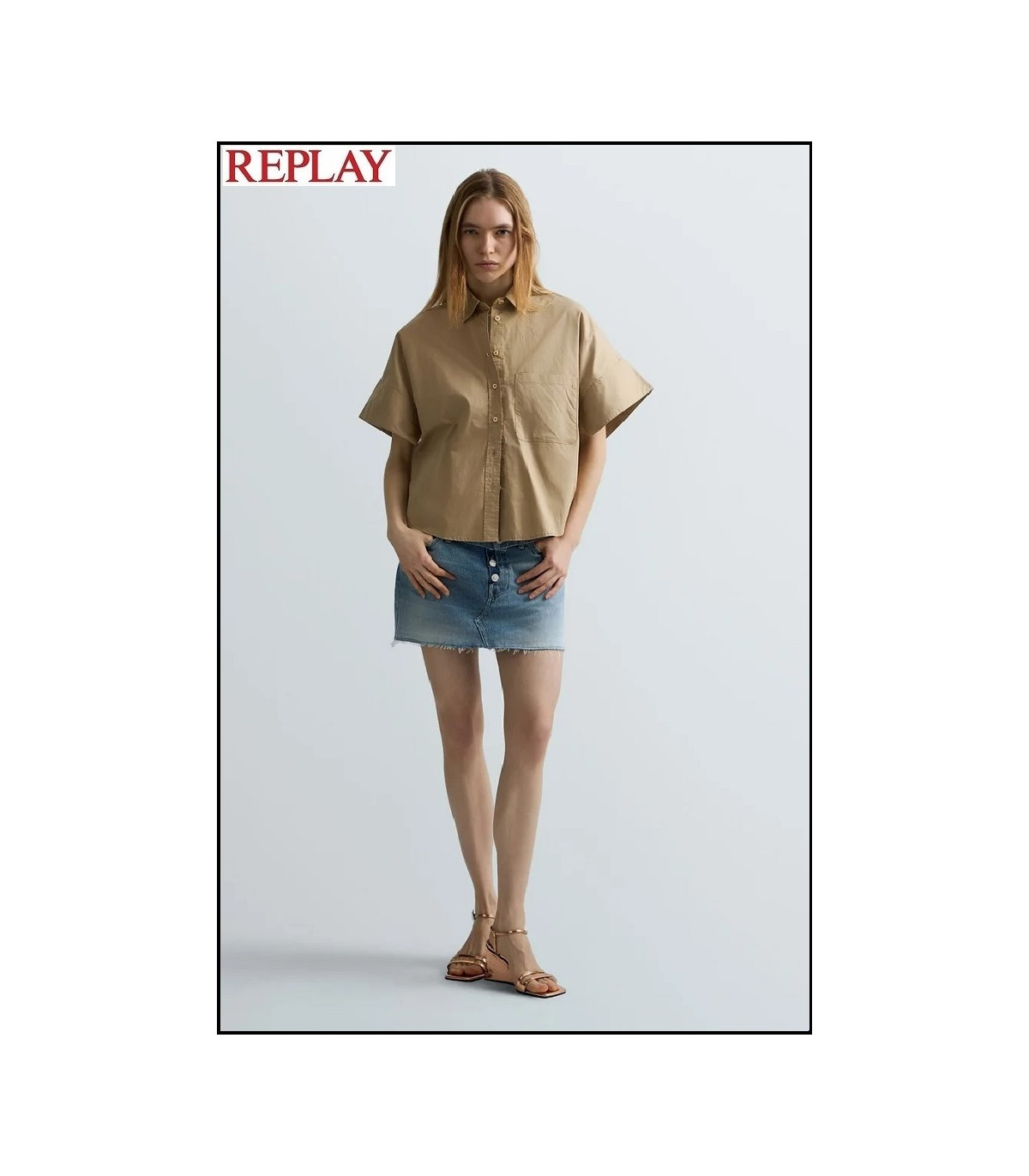 MINIFALDA VAQUERA REPLAY